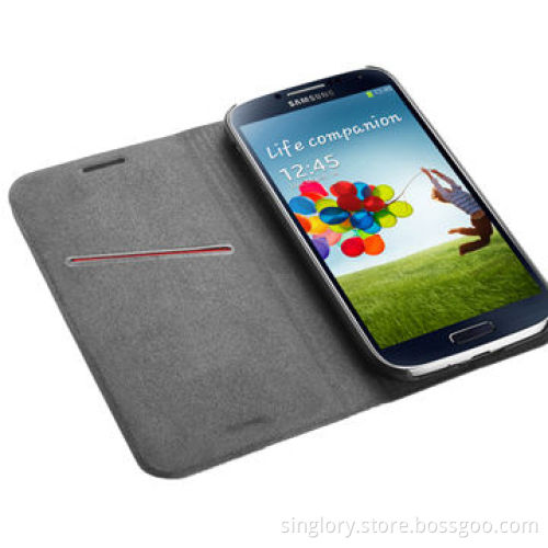 Flip Leather Phone Case for Samsung Galaxy S4/i9500, Original Design with Card Holder